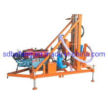 80-100m Depth Diesel Telescopic Cylinder Water Well Drilling Machine